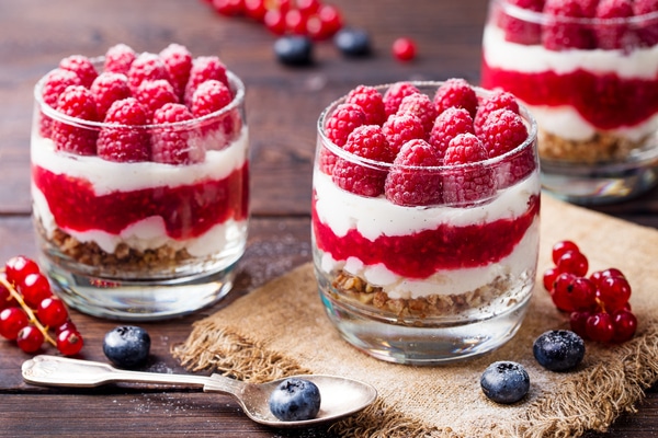 Cheesecake-Quick-yogurt-e-lamponi